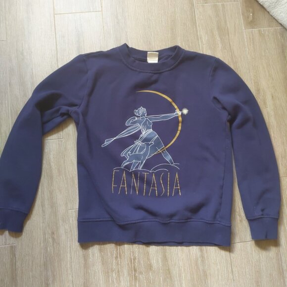 Disney Our Universe Fantasia Box Lunch Sweatshirt Size men's XS  with backpack - Picture 5 of 6